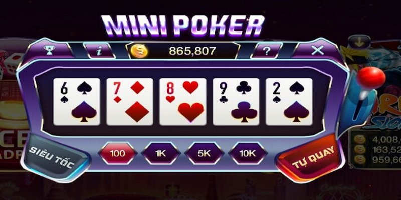 Mini poker là trò chơi gì?