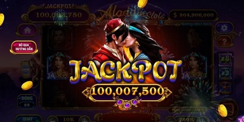 Giới thiệu các thông tin của trò chơi Aladdin Slots tại neo79